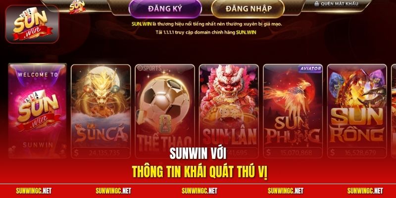 Sunwin với thông tin khái quát thú vị